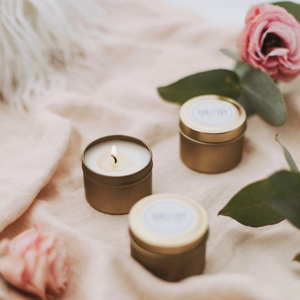 Mini Maple & Caramel Candle by Fox and Ivy
